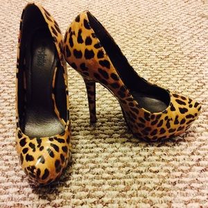 Cheetah Print Heels