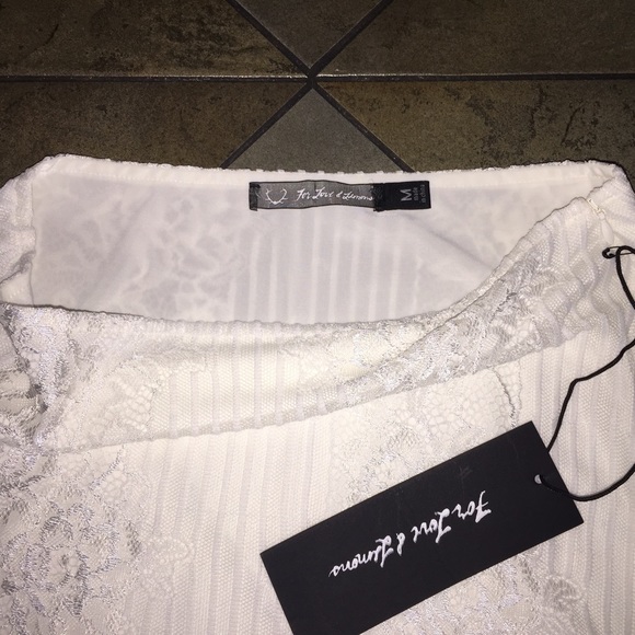 RESERVED!!For Love and lemons lolo skirt White M - Picture 4 of 4