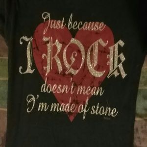 Navy blue graphic tee