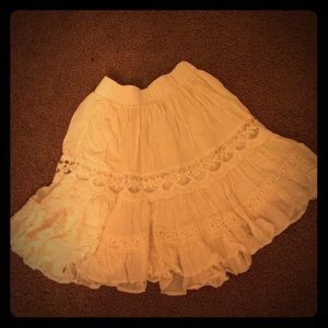Ivory white skirt