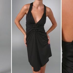 Black Halo Taylor Halter Dress
