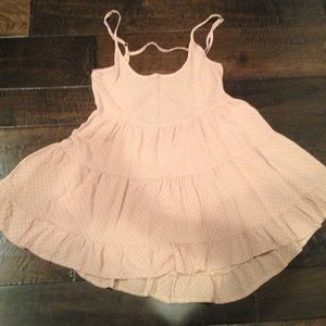 Pokadot baby pink dress