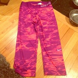Nike Pro Crop Running Tights