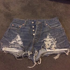Cutoff Levi shorts