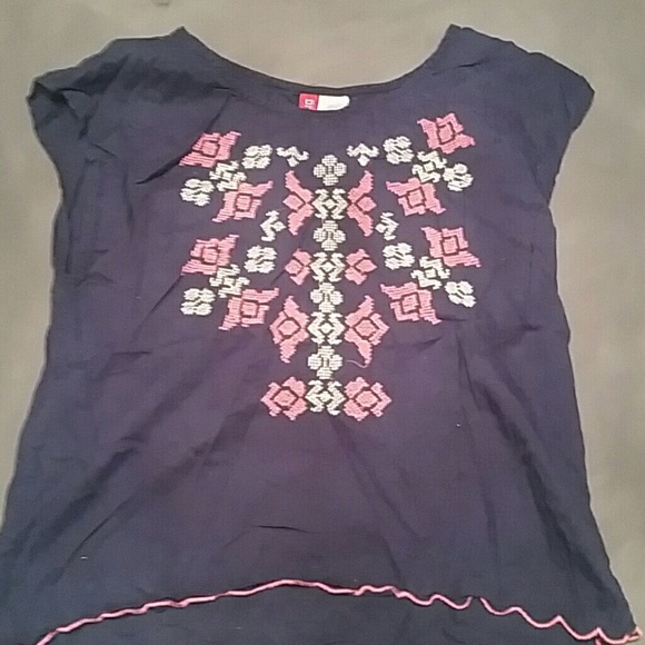 Beautiful navy blue top