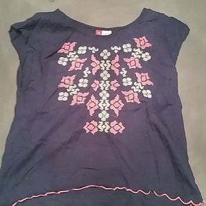 Beautiful navy blue top