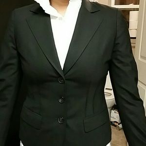 Black size 6 Laundry by Shell Segal blazer