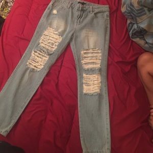 Ripped jeans from forever 21