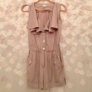 Tan-Colored Romper