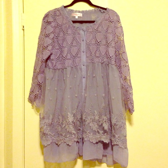 Pretty Angel Boho Shirt Dress