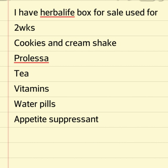 Herbalife set  still available