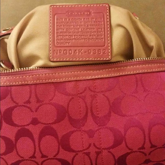 *Sold*Coach pink slim cross body bag.**sold** - Picture 3 of 4