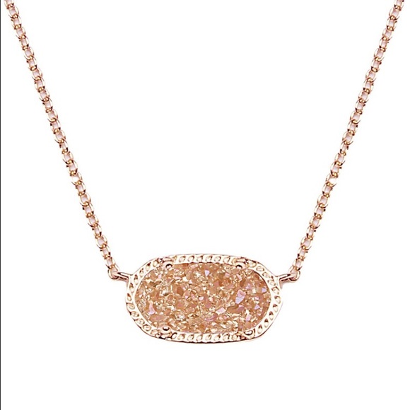 ISO CHAMPAGNE DRUSY ELISA NECKLACE