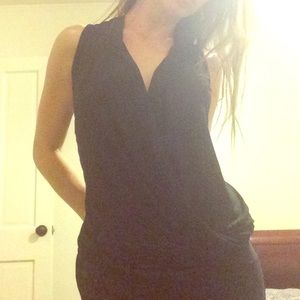 Banana Republic Open Front Cotton Top