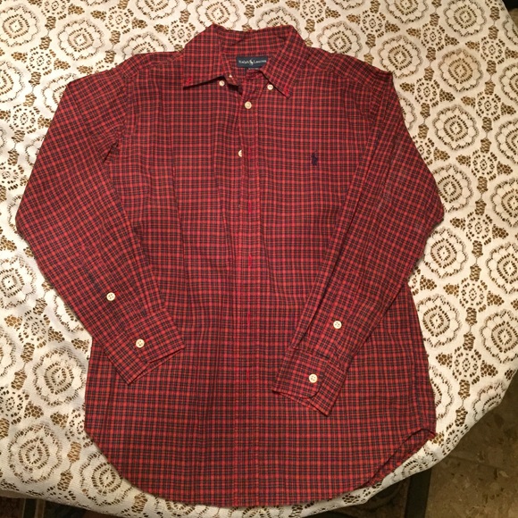 Authentic Boys plaid button up