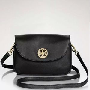Tory Burch Mini Robinson Crossbody in Black