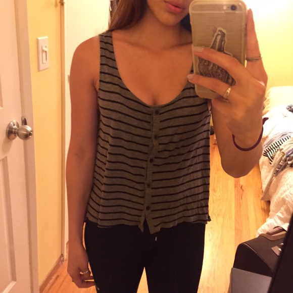 H&M striped tank