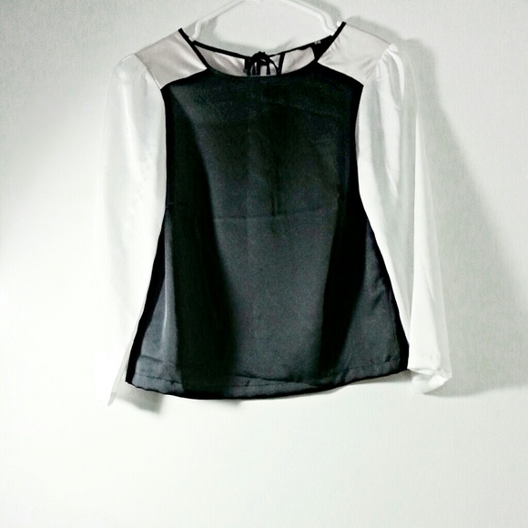 H&M COLOR BLOCK LONG SLEEVES SIZE 2