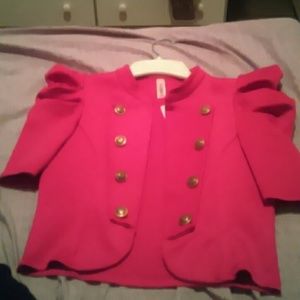 Pink blazer jacket