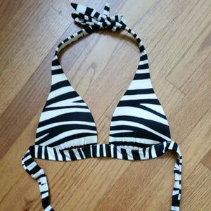 Victoria's Secret Zebra PUSHUP swim top