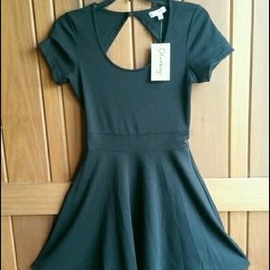 Black Olsenboye dress with open back