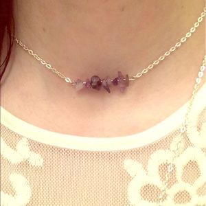Amethyst Choker Necklace