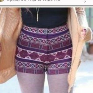 ISO NOT SELLING Brandy Melville Tribal Shorts