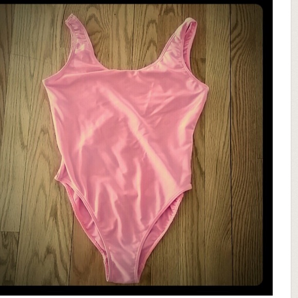 Pink American Apparel Swimsuit