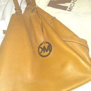 Cognac Michael Kors Large Hand Bag