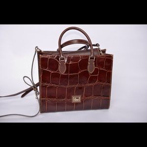Croco Dooney  Bourke Janine Satchel Bag