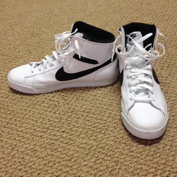 Nike Mens White Hightops