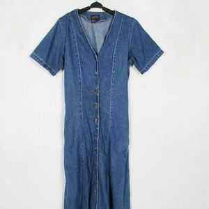 80's vintage Ladies denim drss