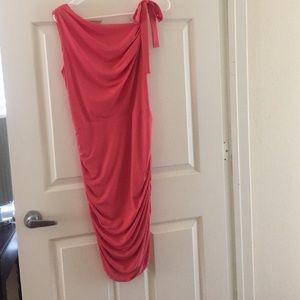 Jessica Simpson coral dress