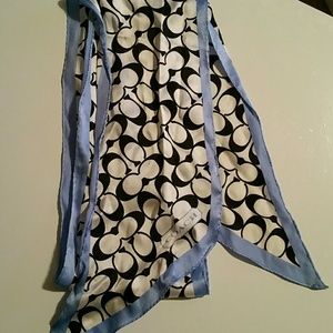 Coach silk scarf