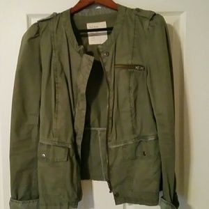 Free people green army jacket