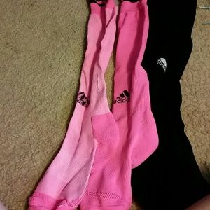 2 pair of Adidas  soccer socks. Or  long socks