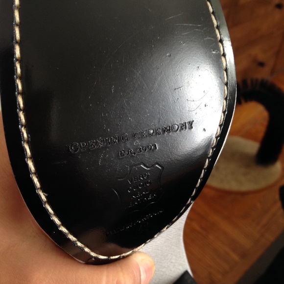 Opening Ceremony Shirley Boots | Grey Leather Ankle Boots | Size US 10/11 - Picture 2 of 3