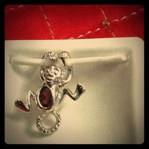 Silver Garnet Monkey