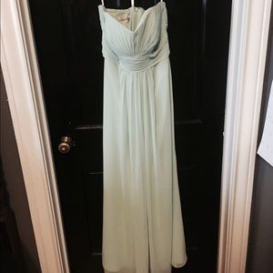 Turquoise bridesmaids dress