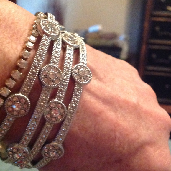 Four bangle bracelets!