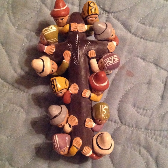 Hand crafted People/Cross