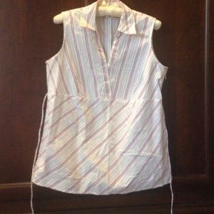 Red striped Maternity top