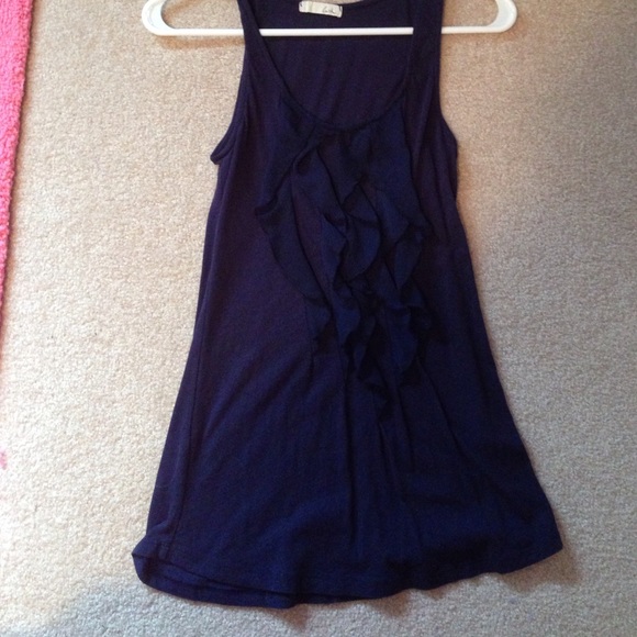 Dark navy boutique shirt