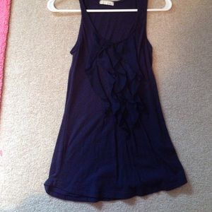 Dark navy boutique shirt