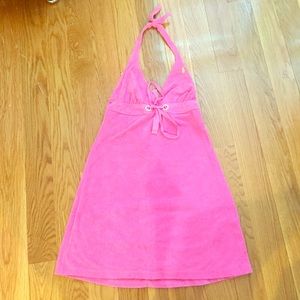 Ralph Lauren Pink Terry Beach Cover Up