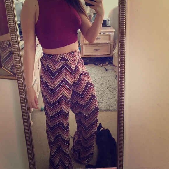printed Silk Pants