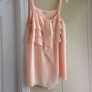Peach Halogen tank top size M