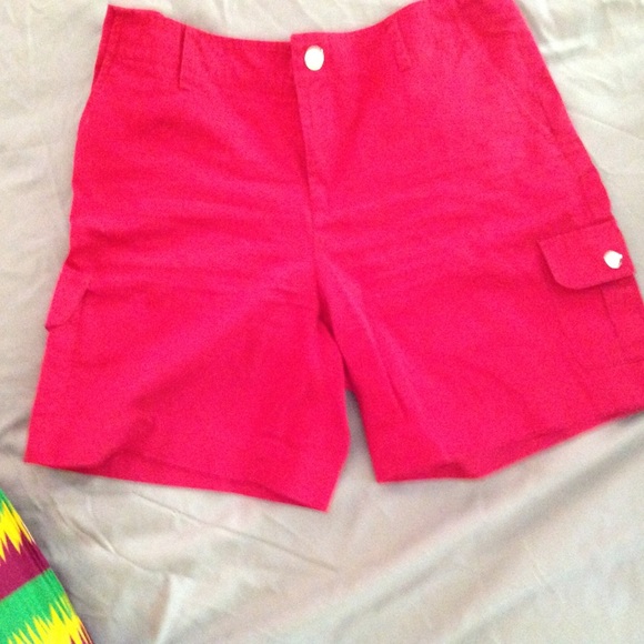 Gently used chaps red shorts - Picture 2 of 2