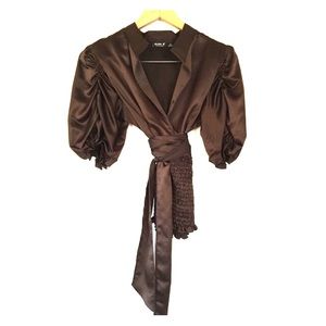 Classy Chocolate Color Top