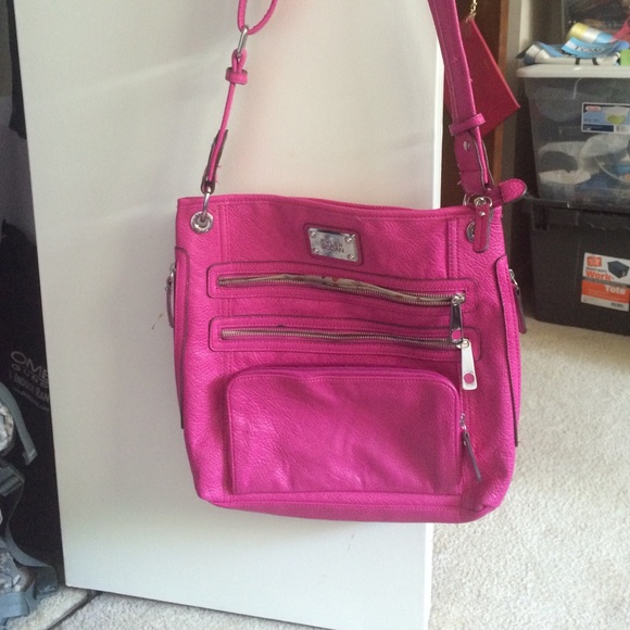 Hot pink crossbody